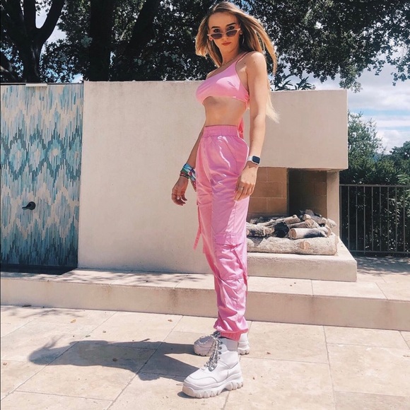 Tiger Mist Pants - pink cargo set